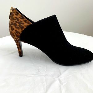 Black Suede heeled Booties